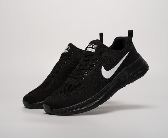 Nike Free Flyknit black white KEDRED